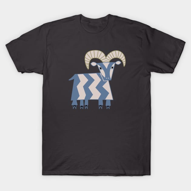 Contemporary Goat T-Shirt by GoAwayGreen